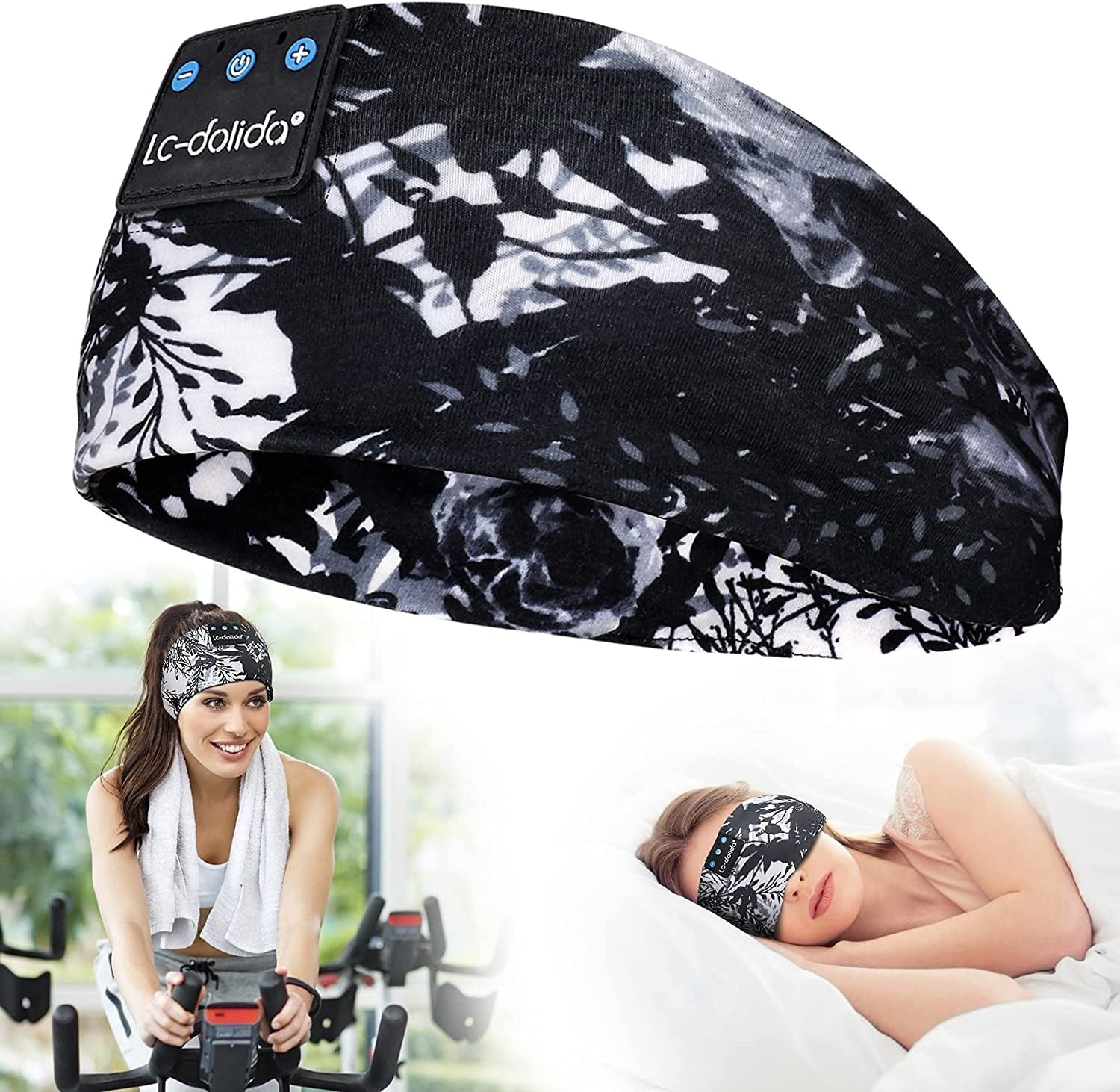 Sleep Headphones Bluetooth 5.4, Headband Earphones Wireless, Sleep Mask for Sleeping, Sports, Gifts, Workout, Jogging, Yoga,Insomnia, Air Travel, Meditation - Stan's Electronics