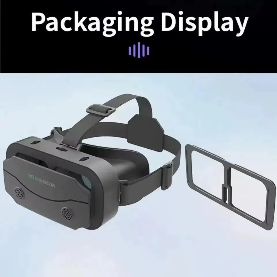VR Glasses 3D Virtual Reality Headset Devices Helmet Lenses Goggles Smart for Smartphones Phone Cell Mobile Game Viar Viewer Set - Stan's Electronics