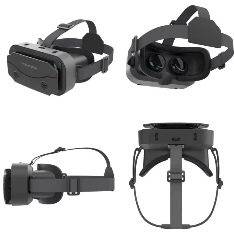 VR Glasses 3D Virtual Reality Headset Devices Helmet Lenses Goggles Smart for Smartphones Phone Cell Mobile Game Viar Viewer Set - Stan's Electronics