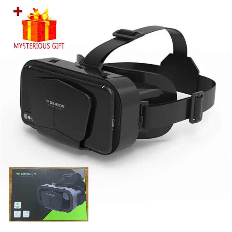 VR Glasses 3D Virtual Reality Headset Devices Helmet Lenses Goggles Smart for Smartphones Phone Cell Mobile Game Viar Viewer Set - Stan's Electronics
