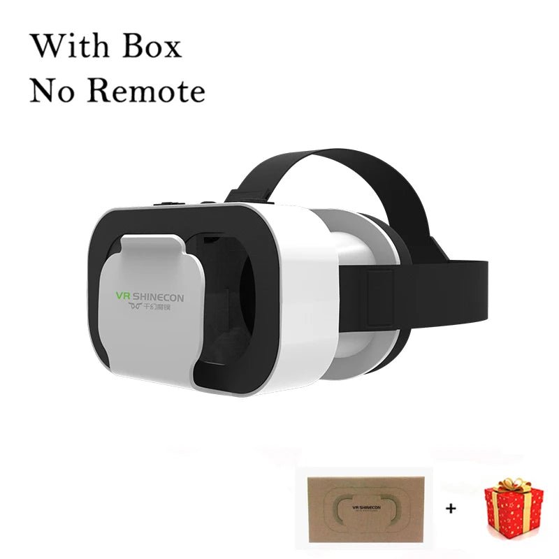 VR Glasses 3D Virtual Reality Headset Devices Helmet Lenses Goggles Smart for Smartphones Phone Cell Mobile Game Viar Viewer Set - Stan's Electronics