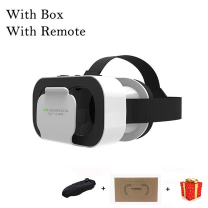 VR Glasses 3D Virtual Reality Headset Devices Helmet Lenses Goggles Smart for Smartphones Phone Cell Mobile Game Viar Viewer Set - Stan's Electronics