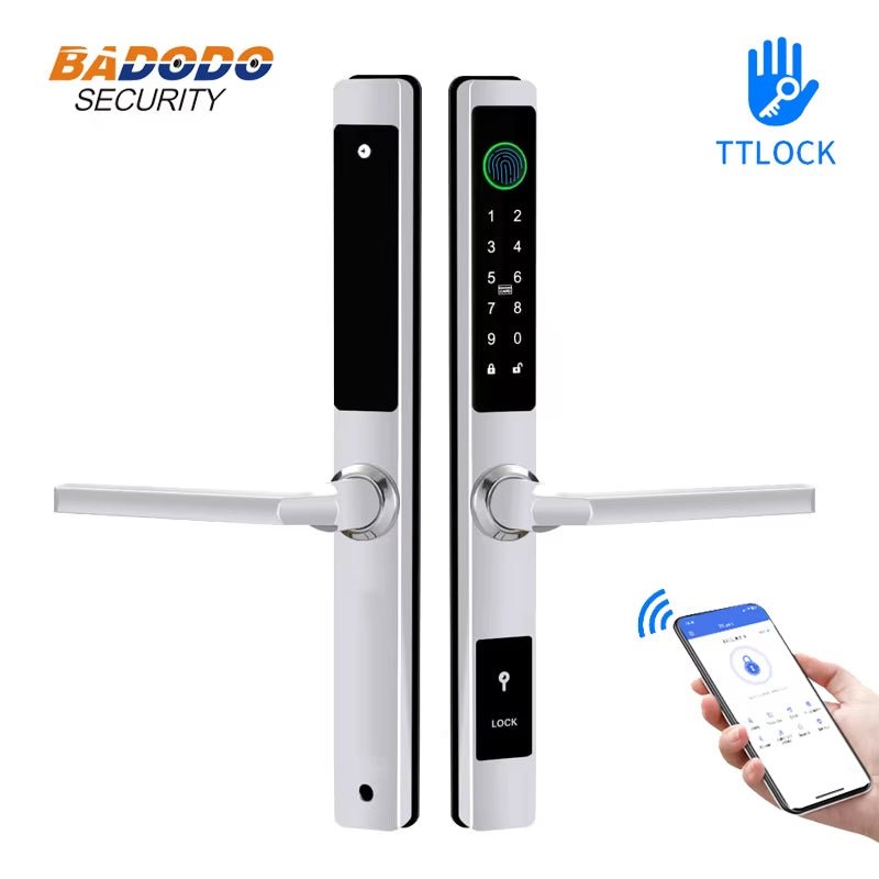 Waterproof Smart Lock – Fingerprint, Password & Card Access for Sliding Doors - Stan's Electronics