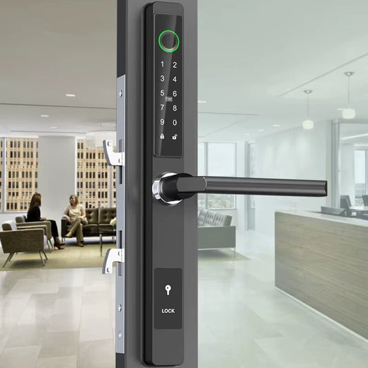 Waterproof Smart Lock – Fingerprint, Password & Card Access for Sliding Doors - Stan's Electronics