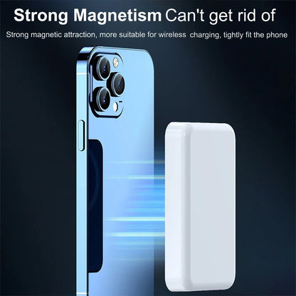 Wireless Portable Charger Mini Magnetic 5000Mah/10,000Mah Mobile Power for Iphone 15/14/13/12/Mini/Pro/Pro M Ax-Gray - Stan's Electronics